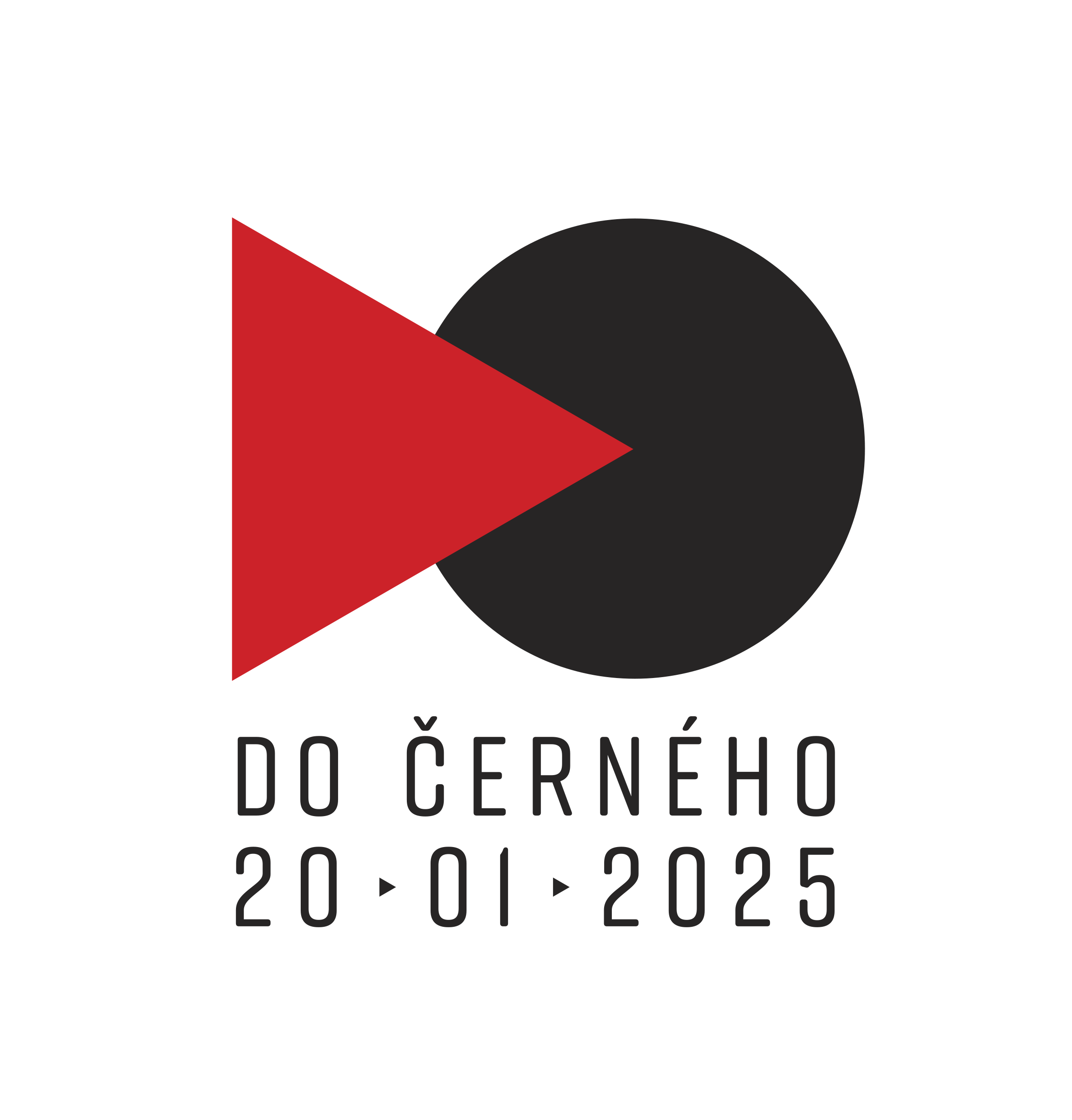 Logo Do černého 2025, 20. ledna 2025