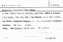 Monografie československých známek