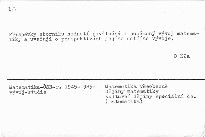 Vývoj matematiky v ČSR v období 1945-198