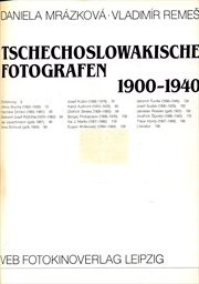 Tschechoslowakische Fotografen 1900-1940