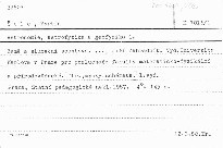 Astronomie, astrofyzika a geofyzika 1.