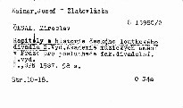 Kapitoly z historie českého loutkového divadla
                        ([Díl] 2)
                    