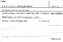Das Hexameron von Rosenhain