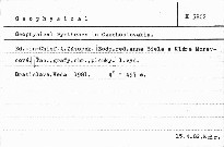 Geophysical syntheses in czechoslovakia