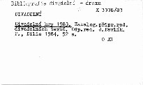 Divadelni hry 1983