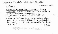 Ročenka Národního divadla v Praze 1984-