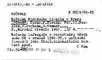 Ročenka Národního divadla v Praze 1984-
