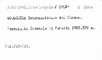 40. mostra internazionale del cinema