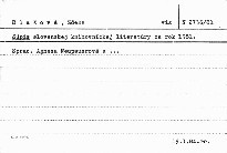 Súpis slovenskej knihovníckej literatúry za rok 1981