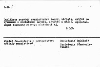 Hodnoty a perspektivy mládeže v ČSSR