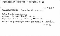 Bela Bartok-pedagog