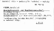 Musikpädagogik und Musikwissenschaft
