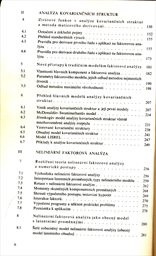 Faktorová analýza a její zobecnění