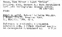 Balet ve světě