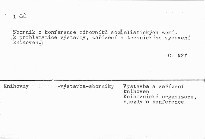 Sborník z 8. mezinárodní konference odbo