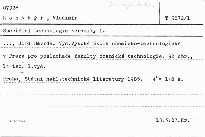 Speciální technologie keramiky 1