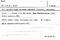 Bibliografie české výtvarné umělecké literatury 1965-1970