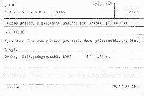 Teorie systemu a systemova analyza pro o