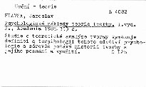 Psychologické základy teorie tvorby