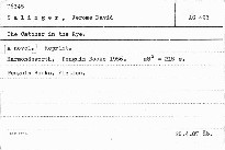 The catcher in the rye