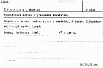 Vyšetřovací metody v pracovním lékařství