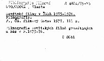 Sovětské filmy v ČSSR 1975-1976