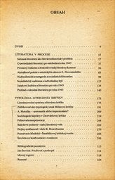 Tvorba a kritika (v súčasnej literatúre)