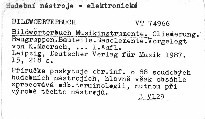 Bildwörterbuch Musikinstrumente