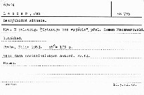 Bezv&yacute;chodn&aacute; situace