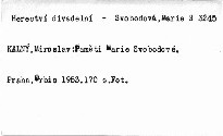 Paměti Marie Svobodové