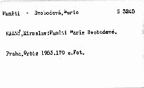 Paměti Marie Svobodové