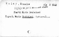Paměti Marie Svobodové