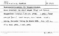 Instrumentationslehre für Blasorchester