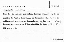 Encyclopédie de Geneve