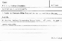 Australian film 1900-1977