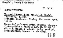 Konzertführer Georg Fiedrich Händel