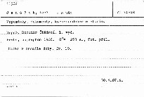 Vzpomínky, dokumenty, korespondence a studie