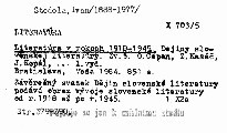 Literatura v rokoch 1918-1945