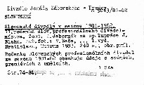 Slovenske divadla v sezone 1981-1982