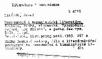 Renesančná a humanistická literatura