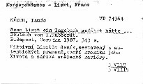 Wenn Liszt ein Tagebuch geführt hätte...
