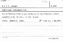 Hydrologie podzemnich vod.