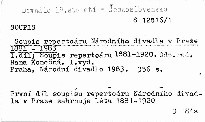 Soupis repertoáru Národního divadla v Praze 1881-1983
                        ([1. díl],)
                    