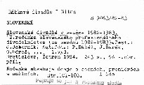 Slovenské divadlá v sezóne 1982-1983