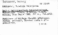 Dmitri Dmitrijewitsch Schostakowitsch