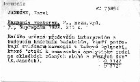 Harmonie rozborem