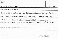 100 jahre kabarett