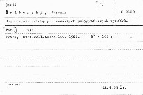 Hospodářské vztahy při dodávkách polygrafického průmyslu