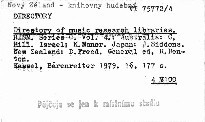 Directory of Music Research Libraries