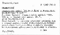 Dramatické umění '89
                        (Sv. 2)
                    